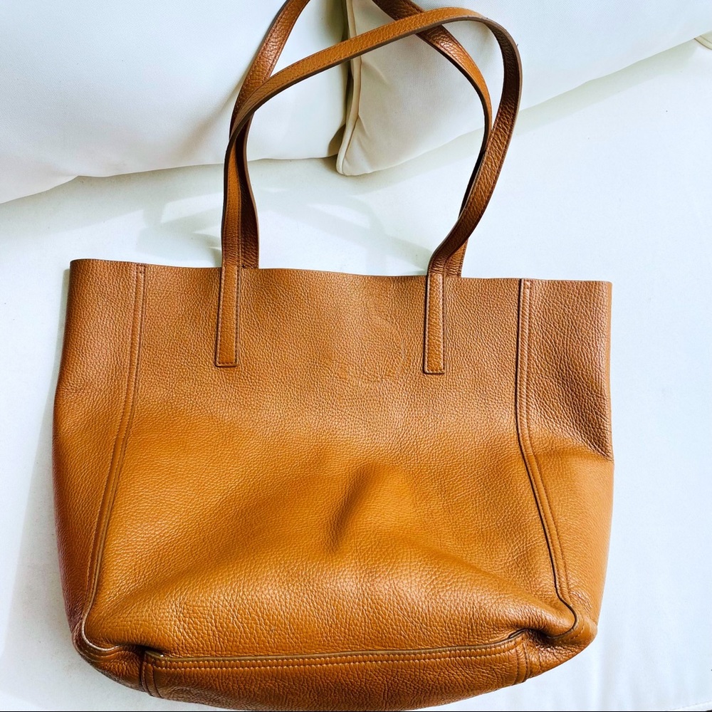 Shinola Cognac Medium Shopper Tote EUC - Picture 14 of 16